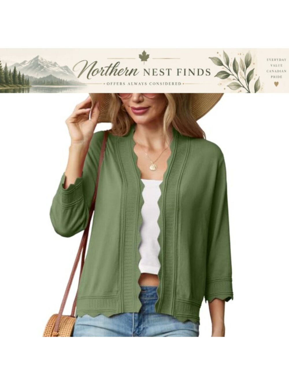 Lightweight Viscose Polyamide Open Front Cropped Cardigan Shrug